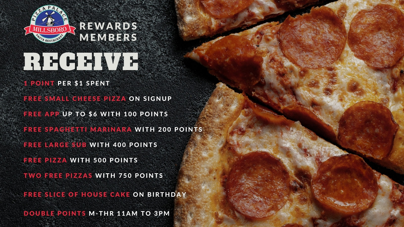 pizza palace rewards